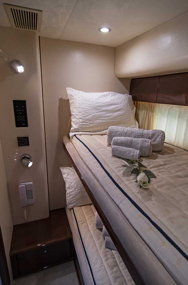 VENALI Twin Cabin Bunk Beds Luxury Yacht Browser by CHARTERWORLD